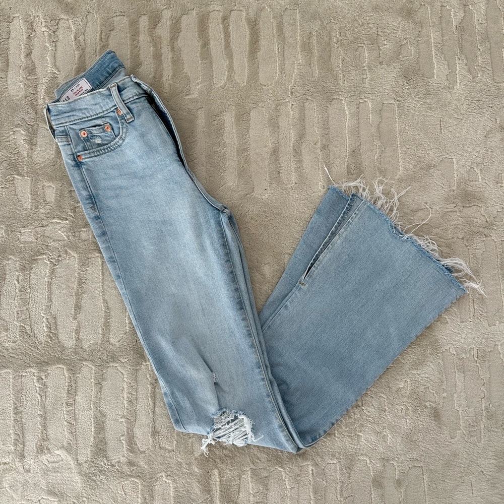 Flare High Rise Jeans